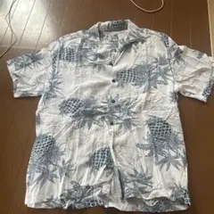 パイナップルプリント 半袖シャツ