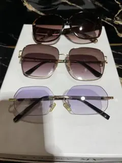 3点セット サングラス UVカット