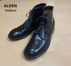 ALDEN PLAIN TOE BOOTS 26cm