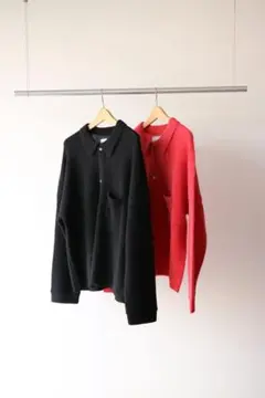 ANCELLM 25AW KIMONO KNIT SHIRT
