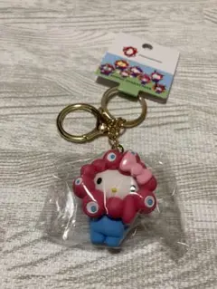 新品　なりきり　立体　マスコットカラーキーホルダー　キティ　ミャクミャク　万博