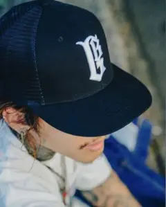 新品未開封 GOOSE BUZZY GB SIG MESH CAP 黒 森下直哉