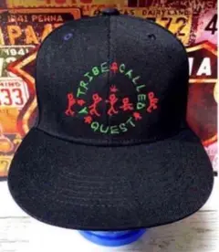 【新品❣️】ATCQ キャップ　CAP HIPHOP ブラック　黒