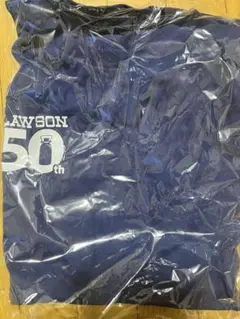 LAWSON 50th Tシャツ ネイビー L