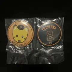 ジャイアンツ　エニマイくじ　E賞　缶バッジセット　ナオキツネ　吉川尚輝