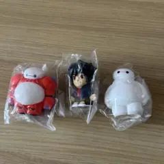 ベイマックスとヒロ フィギュアセット　ソフビ　指人形
