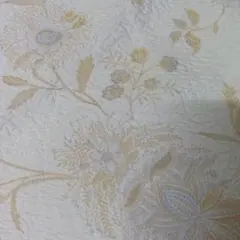 VALENTINO ベッドカバー 花柄 ストライプ N21