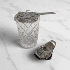 ミキシンググラス ストレーナー レモン絞り器 3点セット バー カクテル 宅飲み