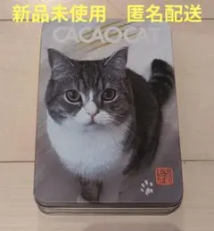 新品未使用　カカオキャット×もちまる日記　空き缶