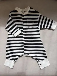 BREEZE ストライプロンパース 60