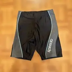 speedo 競泳水着 黒/グレー