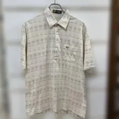 美品　ゴールデンベア　チェック柄 半袖シャツ