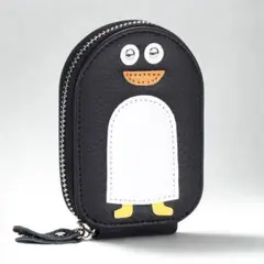 カードケース レディース 子供 本革 じゃばら かわいい ペンギン カード入れ