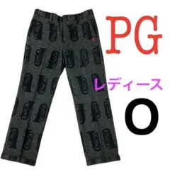 秋冬 レディース パーリーゲイツ ウール 総柄 ゴルフパンツ 【O】