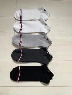 TOMMY HILFIGER ソックス 5足セット 25-27cm