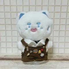 ねこさん 10cm ぬい服 Confidence(オーバーオール)風衣装⑩