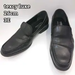 【texcy luxe】26cm 3E テクシーリュクス　TU-7015 黒