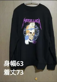 METALLICA スカルデザイン スウェット