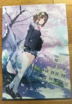 ポスター　宮瀬まひろ画集　Luminous Palette　メロンブックス　特典