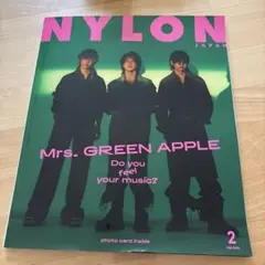 NYLON JAPAN ２月号　Mrs.GREENAPPLE