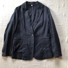 【美品】無印良品　リネンジャケット　Mサイズ