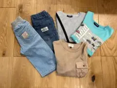 子供用衣類セット（デニム・長袖シャツ）　110サイズ