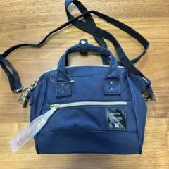 未使用 ♪ anelloアネロ　がま口 2way ハンドバッグ ショルダーバッグ