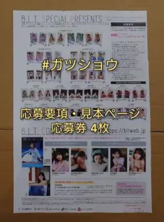 B.L.T.2025年10月号 応募券 4枚 blt