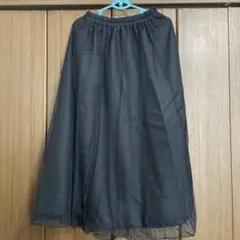 ビジュチュールバルンスカート
