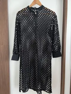 スリットメッシュワンピース