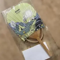 ムーミンうちわ　アラビアオリジナル