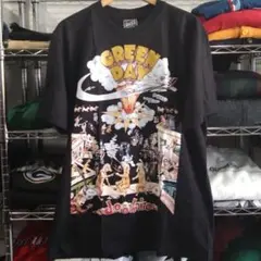 グリーンデイ 両面プリント バンドＴシャツ L