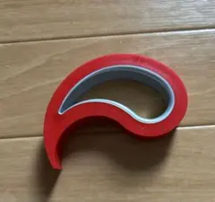 赤とグレーのドアストッパー