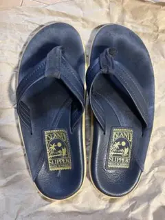 ISLAND SLIPPER ネイビー レザーサンダル
