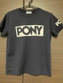PONY ネイビー ロゴ Tシャツ150