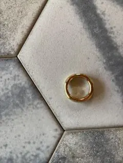 ゴールド シンプルリング