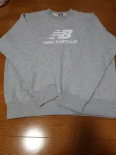 new balance グレー トレーナー L