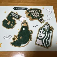 スターバックスリワード5周年記念 アイロンプリント4枚