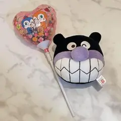 アンパンマンミュージアム バイキンマン ぬいぐるみ バルーン ころころぬいぐるみ