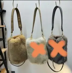 新品！ATELIER BRUGGE 2way fur bag アトリエブルージュ