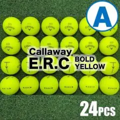 【A29】Callaway ERC BOLD 黄 ロストボール 24球