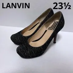LANVIN エレガント ポインテッドトゥ 高ヒールパンプス