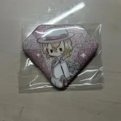 文豪ストレイドッグス 中原中也 レトロチック お花 アクキー 缶バッジ