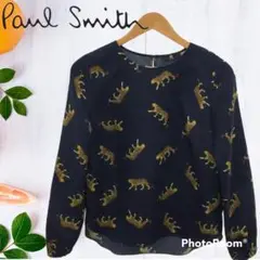 Paul Smith ポールスミス カットソー 40 ポリエステル チーター