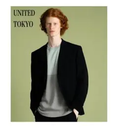 ユナイテッドトウキョウ ノーカラー スーツ セットアップ パンツ ブラック S UNITED TOKYO（ユナイテッドトウキョウ）の「マルチ