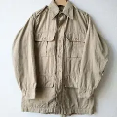 （美品） 50s イギリス軍 ブッシュジャケット エアテックス 50's British Army bush jacket イギリス軍 ブッシュジャケット