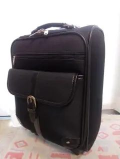 キャリーカート 海外旅行 機内持ち込み可 ブラック 美品