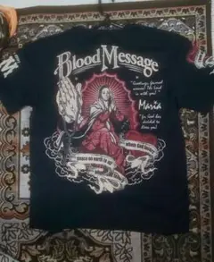Blood Message 値下げTシャツ Lサイズ 黒 (マリア) 新品