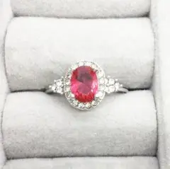 指輪 豪華 ジェムストーン 赤 宝石 結婚 婚約 花嫁 誕生日 記念日 ギフト