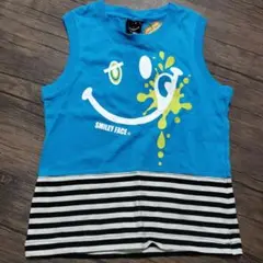 新品！タグ付き！SMILEY FACE スマイルノースリーブTシャツ 130